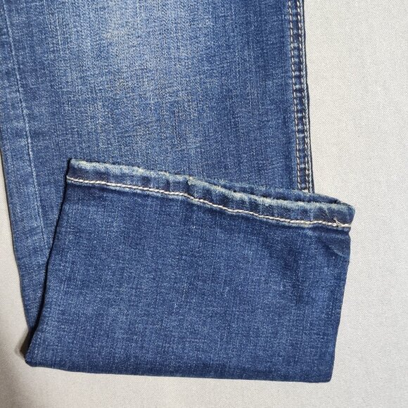 Silver Jeans Elyse women's size SZ14/L30 denim blue colour straight leg - Picture 9 of 14